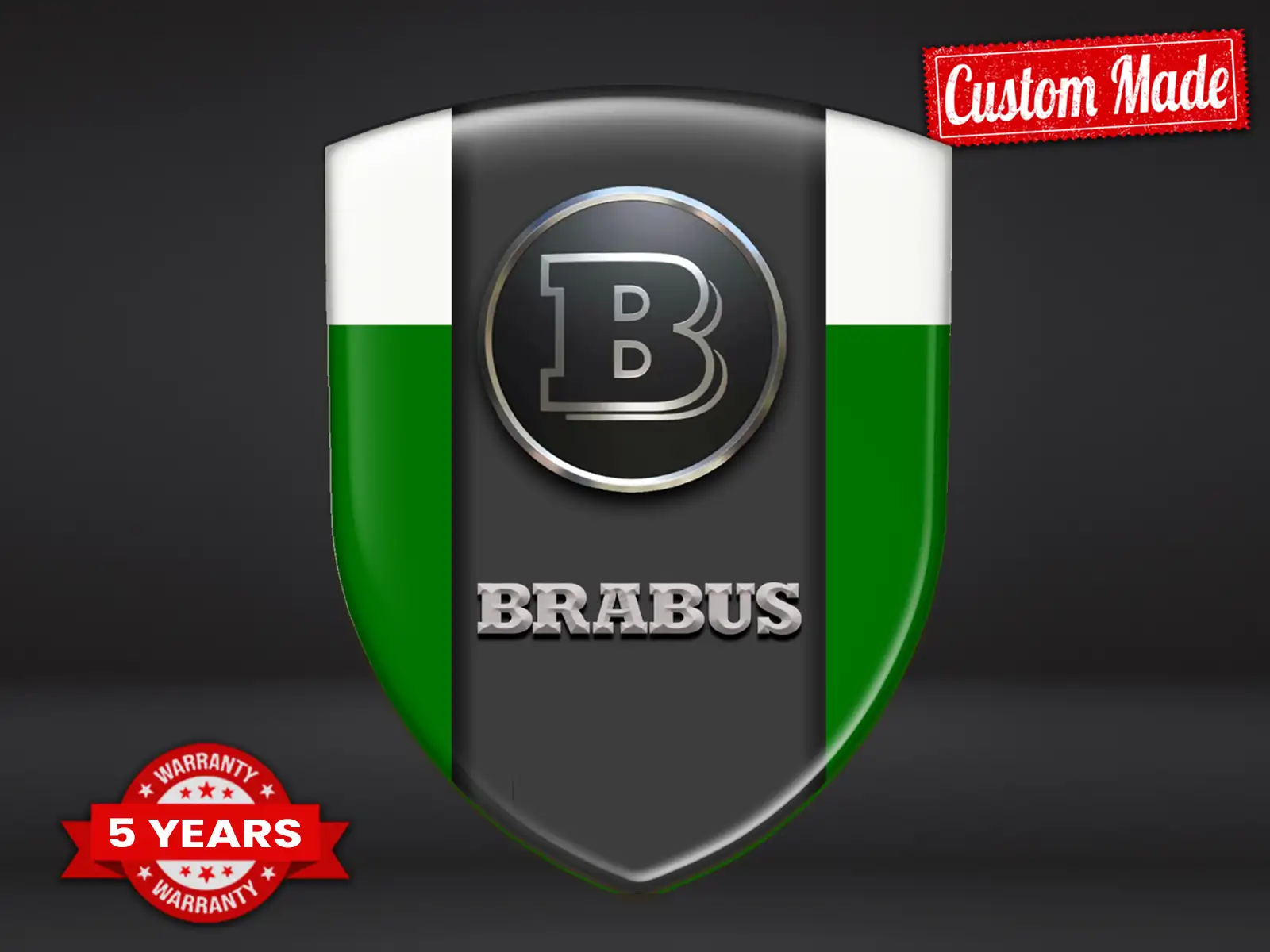 Brabus Auto Fensteraufkleber Robust Anpassbar Pro